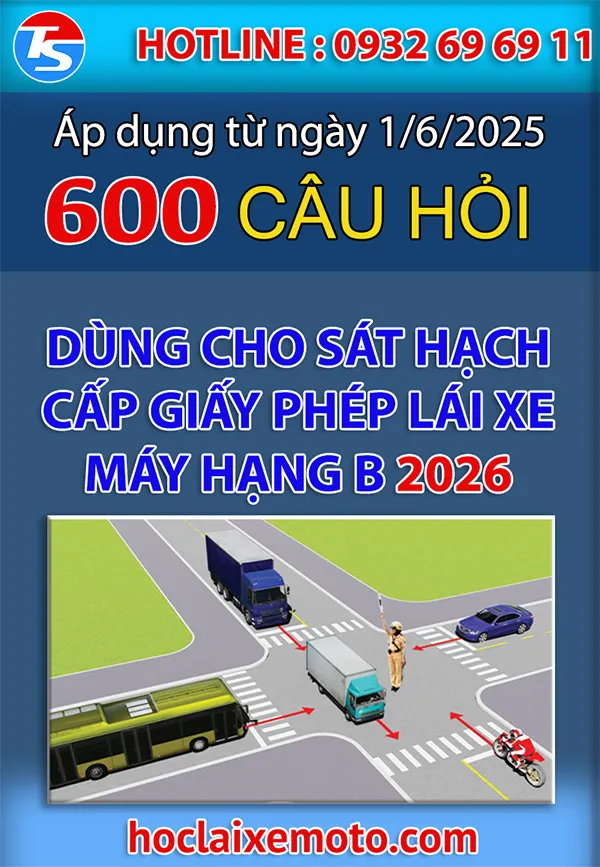 Phần mềm thi thử bằng lái xe ô tô hạng B online