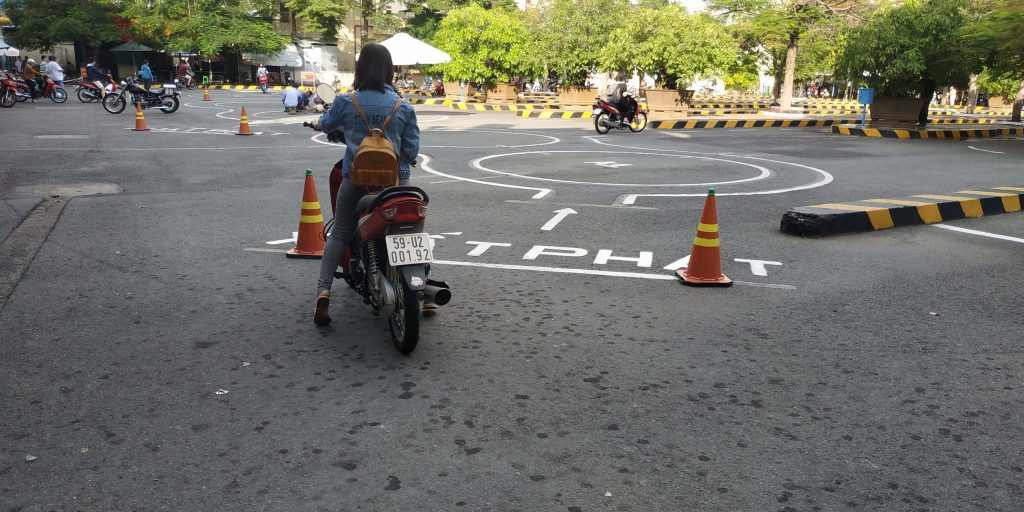 thi bằng lái xe a1 ở quận 5