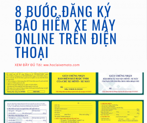 Đăng Ký Bảo Hiểm Xe Máy Online Trên Điện Thoại