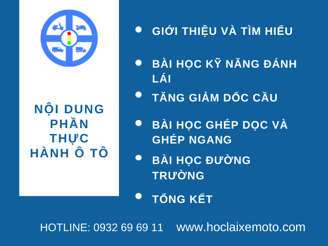 Nội Dung Thực Hành Khóa Học Bằng Lái Xe Tải C