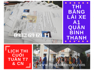 Địa Chỉ Đăng Ký Thi Bằng Lái Xe Máy A1 Quận Bình Thạnh