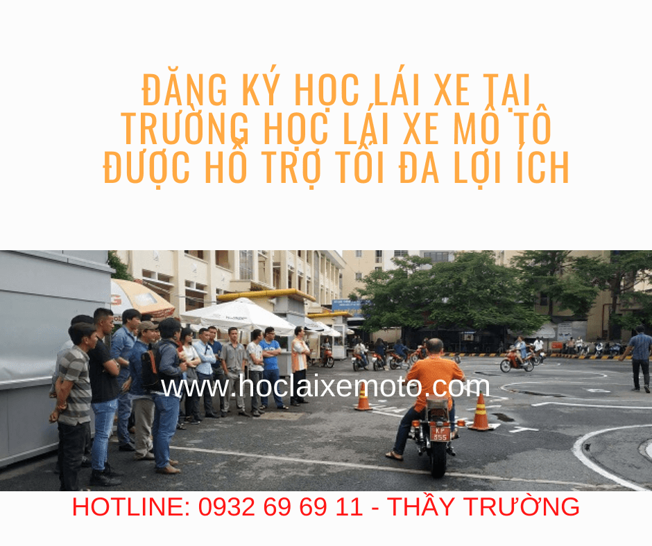 Học Viên Ghi Danh Thi Bằng Lái Xe Máy Được Hỗ Trợ Tối Đa Quyền Lợi