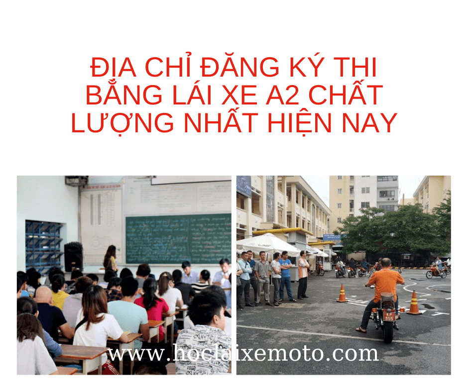 Học viên đăng ký thi bằng lái xe mô tô A2 Quận Bình Thạnh sẽ được hỗ trợ tốt nhất cả 2 phần thi