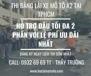 Thi Bằng Lái Xe A2 TPHCM